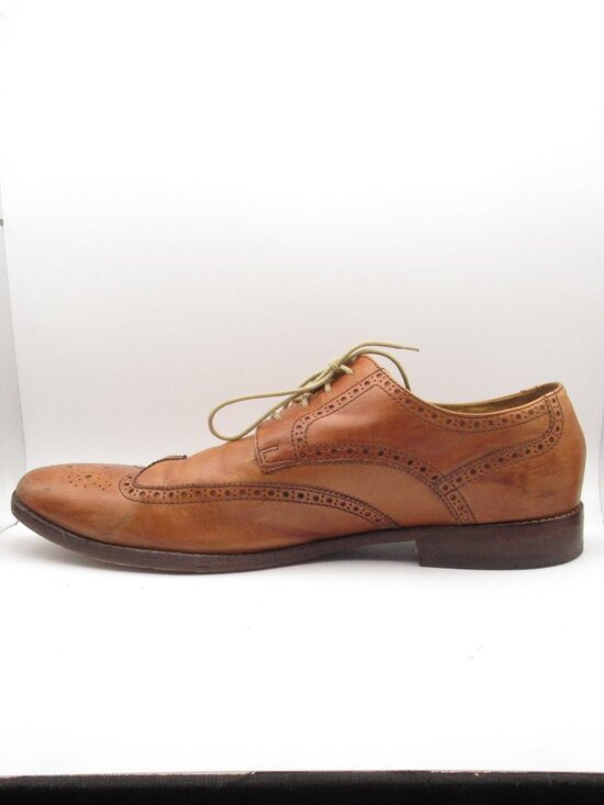 Cole Haan Brown Men\'s Giraldo Wingtips Size 14 Good Condition main image 12